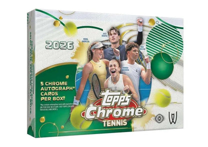 2026 Topps Chrome Tennis Breakers Delight HOBBY BOX