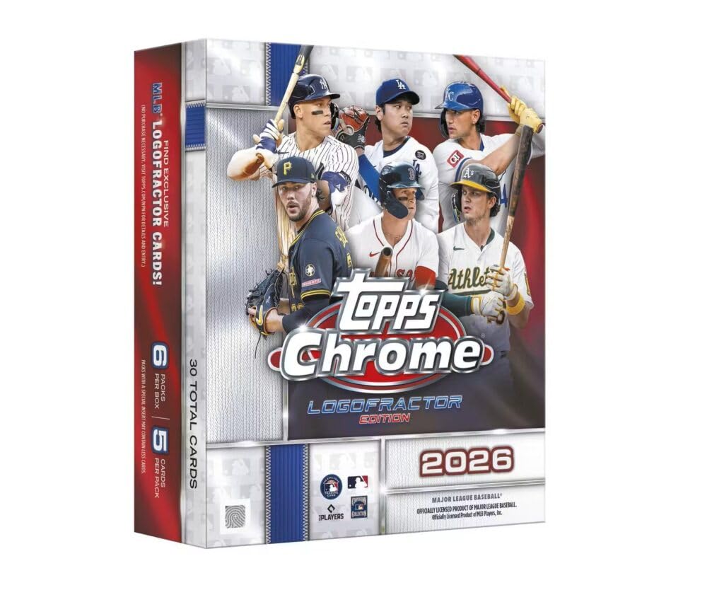 2026 Topps Chrome Baseball Logofractor Edition Box
