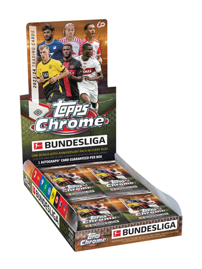 2023/24 Topps Chrome Bundesliga Soccer Hobby Trading Card Box