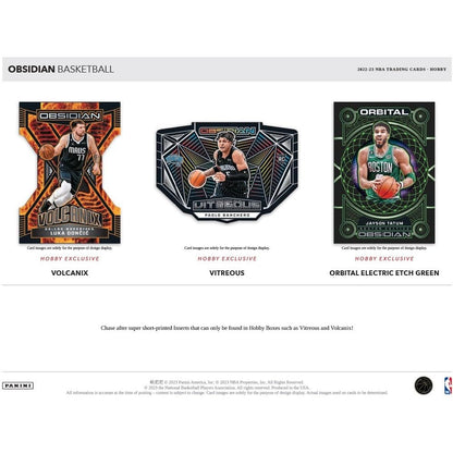 2022-23 Panini Obsidian Basketball Hobby Box - One (1) Pack