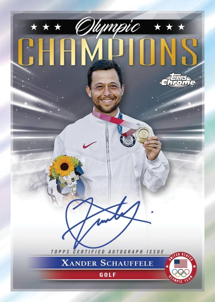 2024 U.S. Olympic & Paralympic Team Hopefuls Trading Cards, Topps Chrome Sealed Hobby Box - 2 Auto's and 1 Relic Per Box - Free S/H