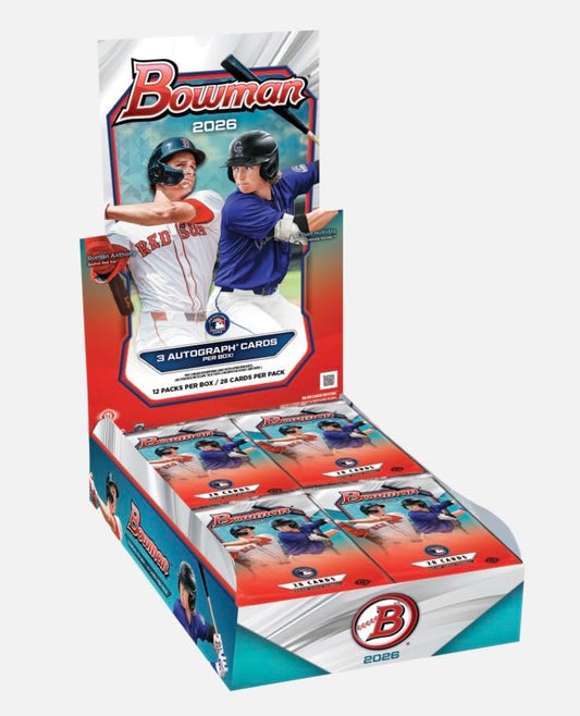 2026 Bowman Baseball JUMBO BOX