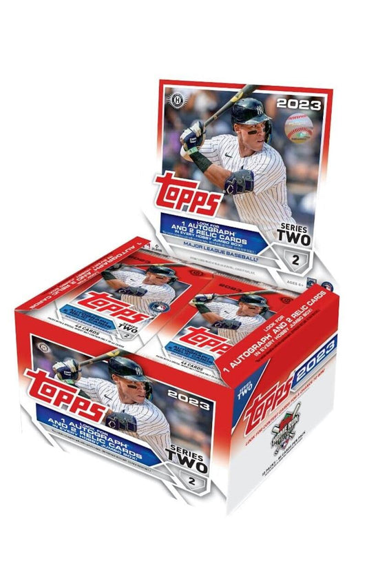 2023 Topps Series 2 Baseball Jumbo Box (10 Packs/46 Cards: 1 Auto, 2 Relics, 2 Silver Packs)