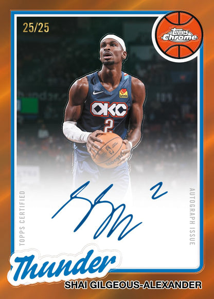 2025-26 Topps Chrome Update Basketball Hobby Box