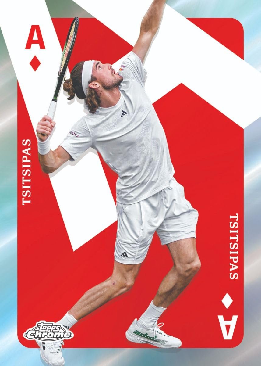 2024 Topps Chrome Tennis Hobby Trading Card Box (3 Chrome Autographs)