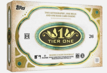 2026 Topps Tier One Baseball HOBBY BOX