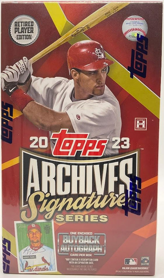 2023 Topps Archives Signature Series Retired Player Edition Baseball Hobby Box