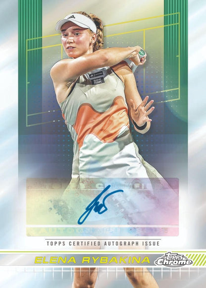 2024 Topps Chrome Tennis Hobby Trading Card Box (3 Chrome Autographs)