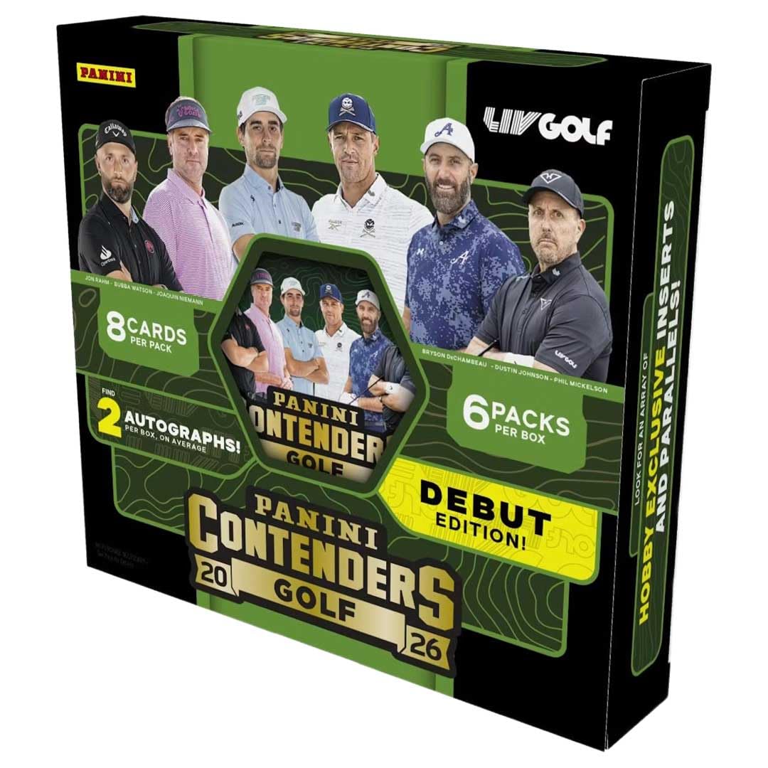 2026 Panini Contenders LIV Golf Hobby Trading Card Box (2 Autographs Per Box)