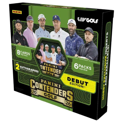 2026 Panini Contenders LIV Golf Hobby Trading Card Box (2 Autographs Per Box)