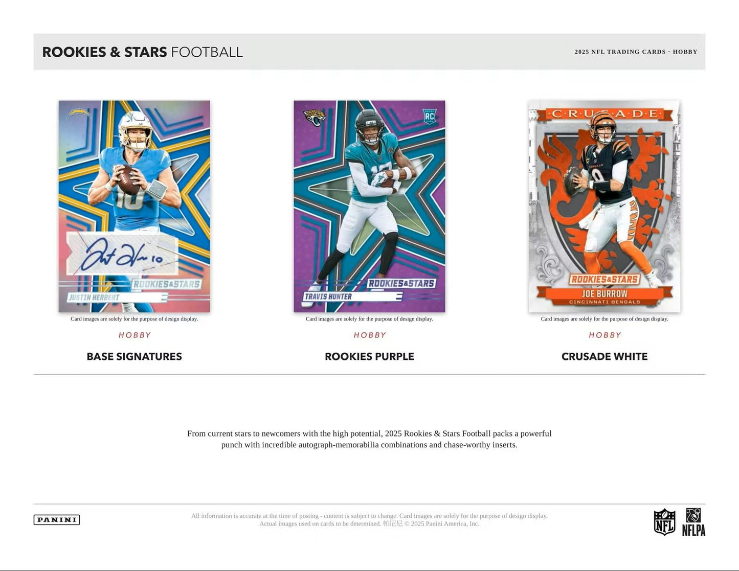 2025 Panini Rookies and Stars Football HOBBY BOX