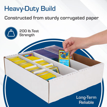 BCW Monster Box - 1ct Trading Card Storage Box | Holds 3200 Cards | Sports & TCG Card Organizer