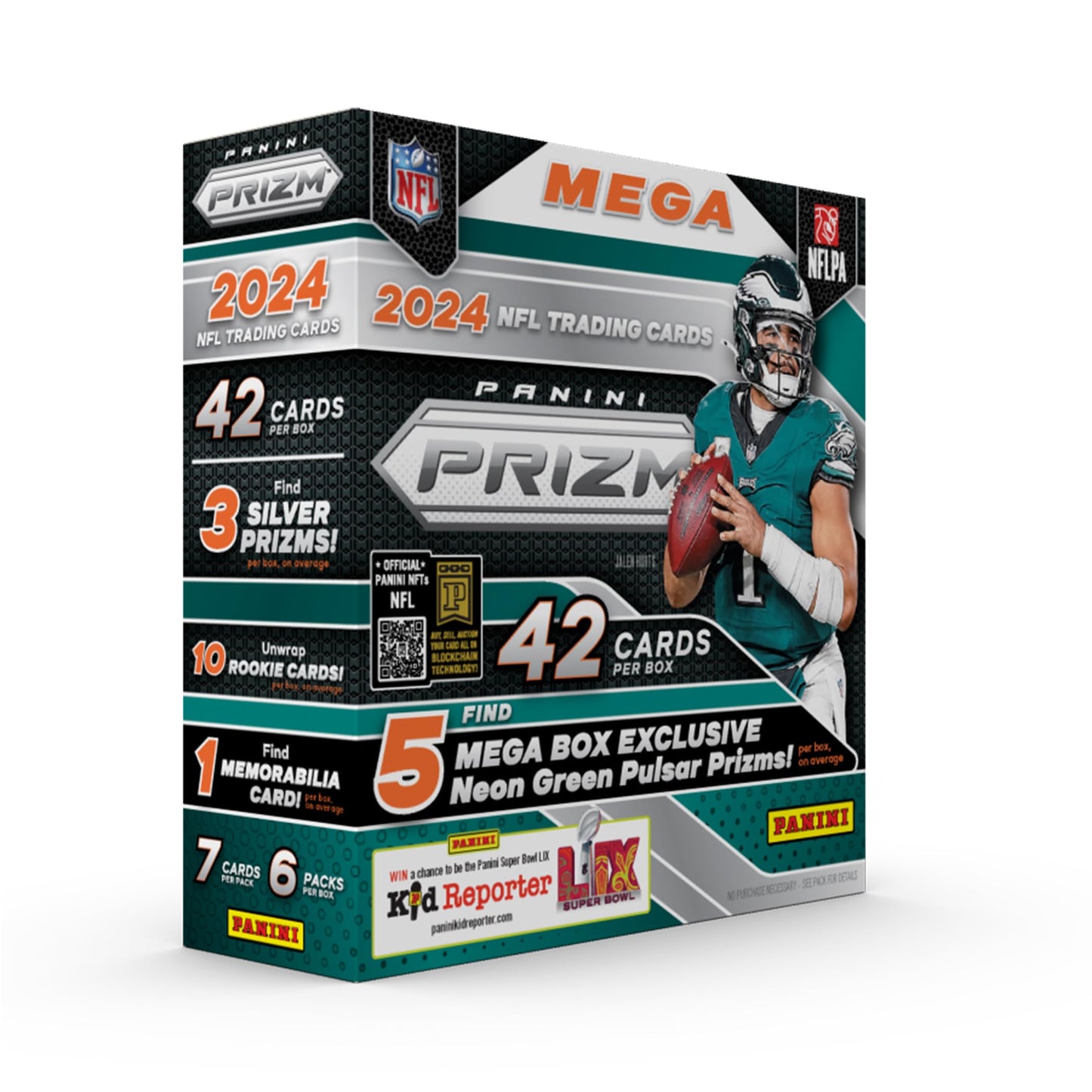 2024 Panini Prizm Football Trading Cards Mega Box