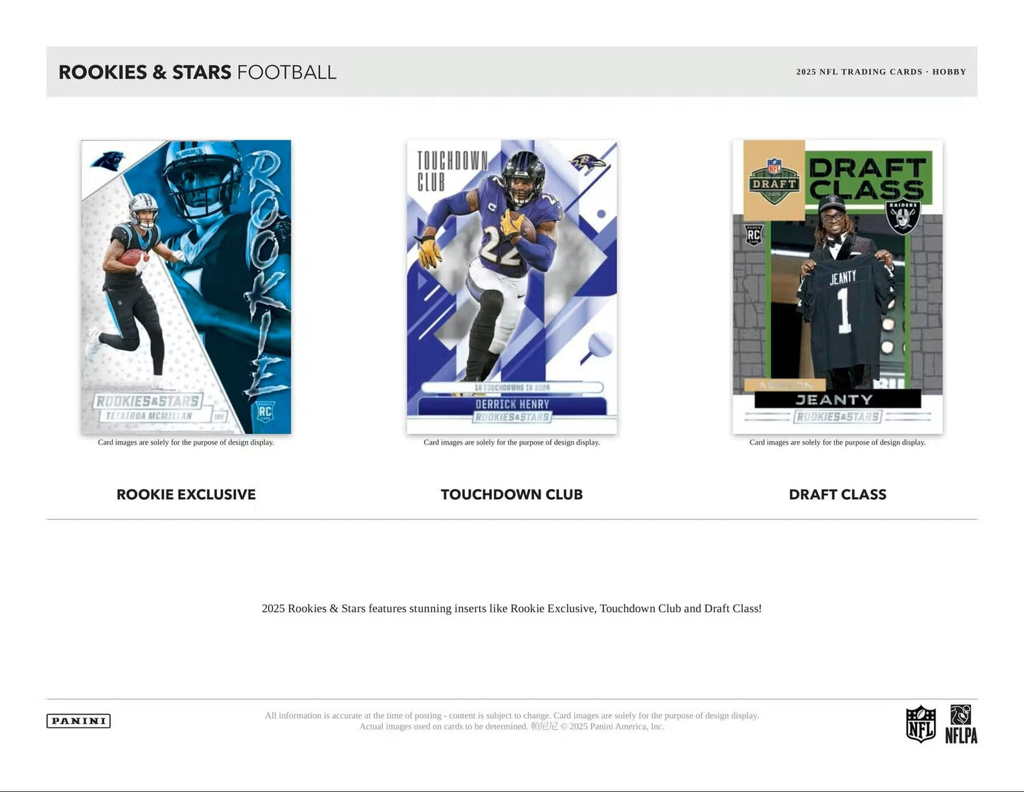 2025 Panini Rookies and Stars Football HOBBY BOX
