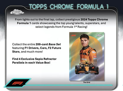 2024 Topps Chrome Formula 1 Value Box