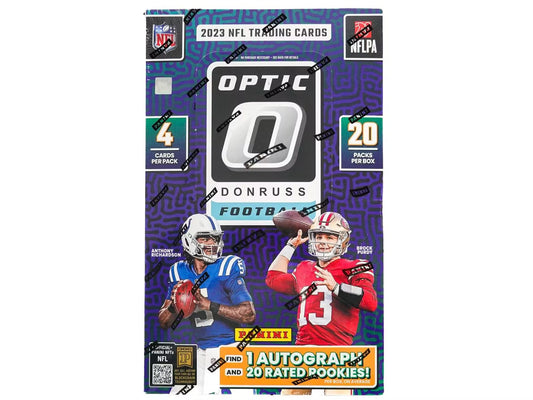 2023 Panini Donruss Optic Football Hobby 1 Autograph Per Trading Card Box