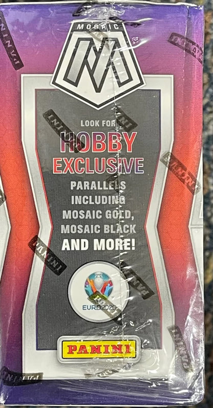 2021 Panini Mosaic UEFA Euro 2020 Soccer HOBBY box (10 pks/bx)