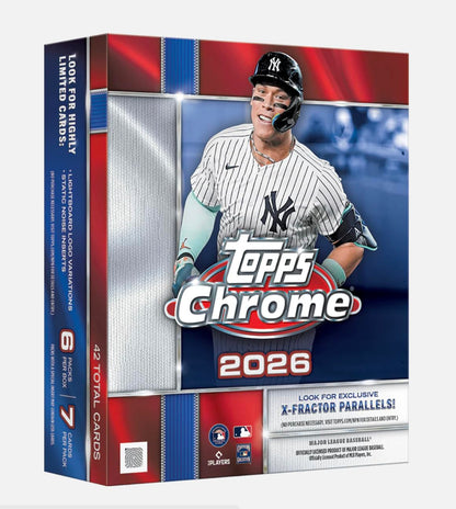 2026 Topps Chrome Baseball Mega Box