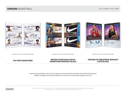 2025-26 Panini Origins Basketball HOBBY BOX