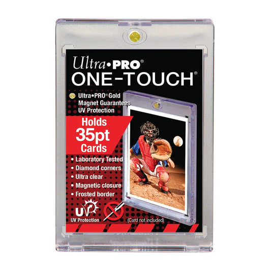 1 Ultra Pro 35Pt Magnetic Card Holder Case - Holds Regular Baseball, Football, Hockey Cards