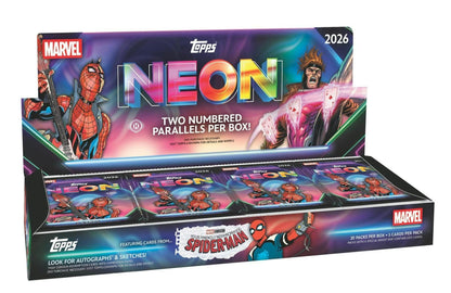 2026 Topps Marvel Neon Hobby Box Factory Sealed