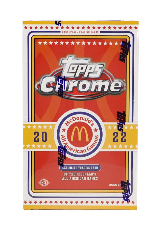 2022 Topps Chrome Basketball All American Games Hobby Box