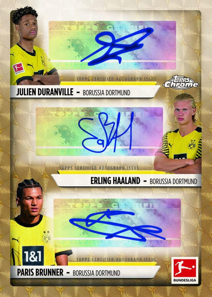 2023/24 Topps Chrome Bundesliga Soccer Hobby Trading Card Box