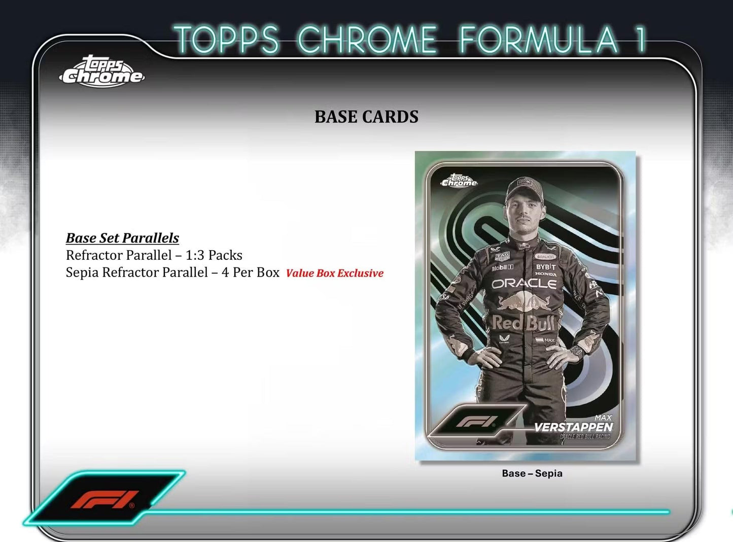 2024 Topps Chrome Formula 1 Value Box