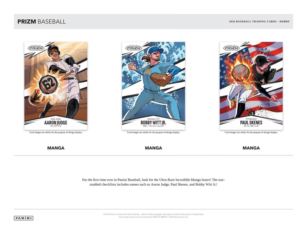2026 Panini Prizm Baseball HOBBY BOX