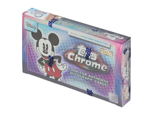 2026 Topps Chrome Disney HOBBY BOX