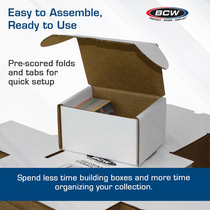 Bcw 330 Count Corrugated Cardboard Storage Box