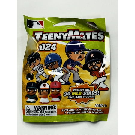 Teenymates MLB Series 2024 Mystery Pack 2 figures 2 puzzle pieces