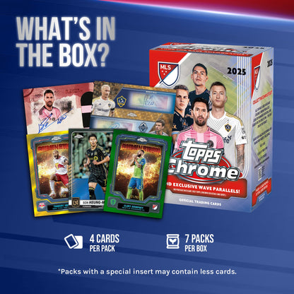 Topps Chrome MLS 2025 - Factory Sealed - Value Box