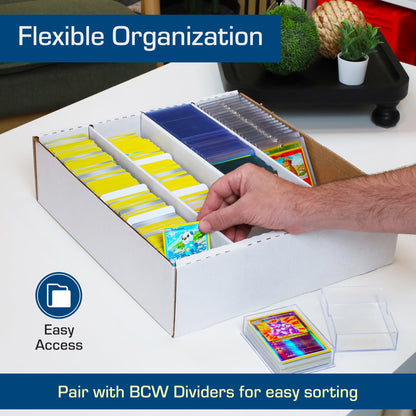 BCW Monster Box - 1ct Trading Card Storage Box | Holds 3200 Cards | Sports & TCG Card Organizer