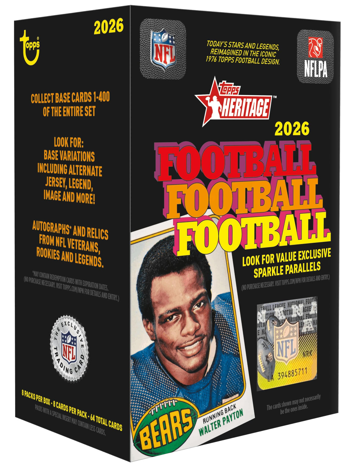 2026 Topps Heritage Football - Factory Sealed - Value Box