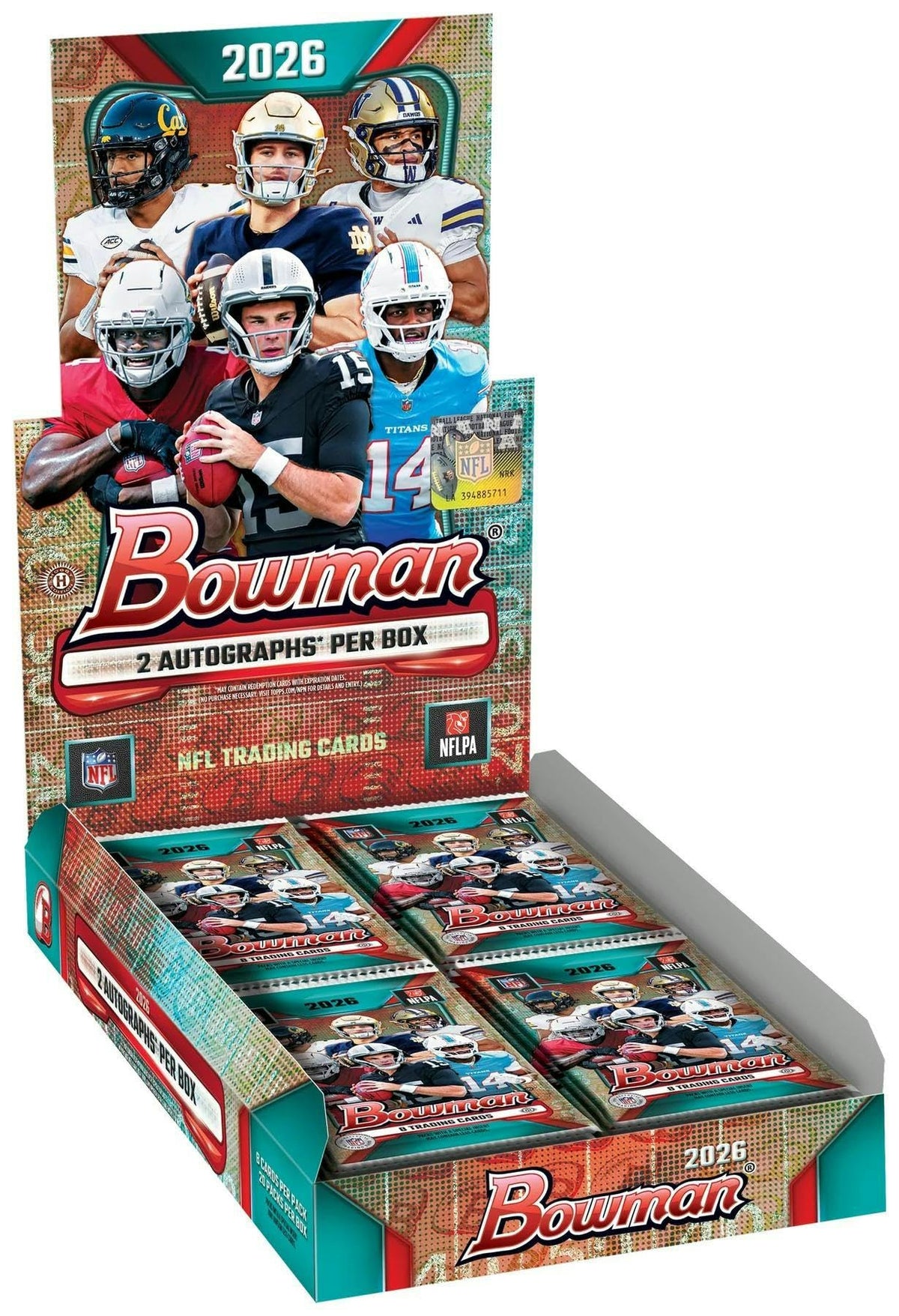 2026 Bowman Football Hobby Box