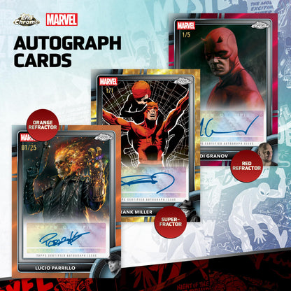 2026 Topps Chrome Marvel Comics – Factory Sealed – Mega Box