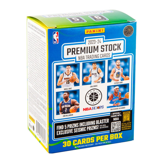 2023-24 Panini Premium Stock Basketball Trading Cards Blaster Box