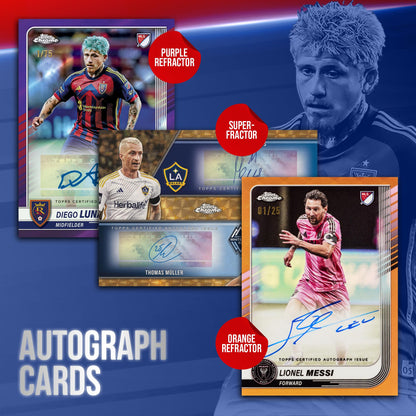 Topps Chrome MLS 2025 - Factory Sealed - Value Box