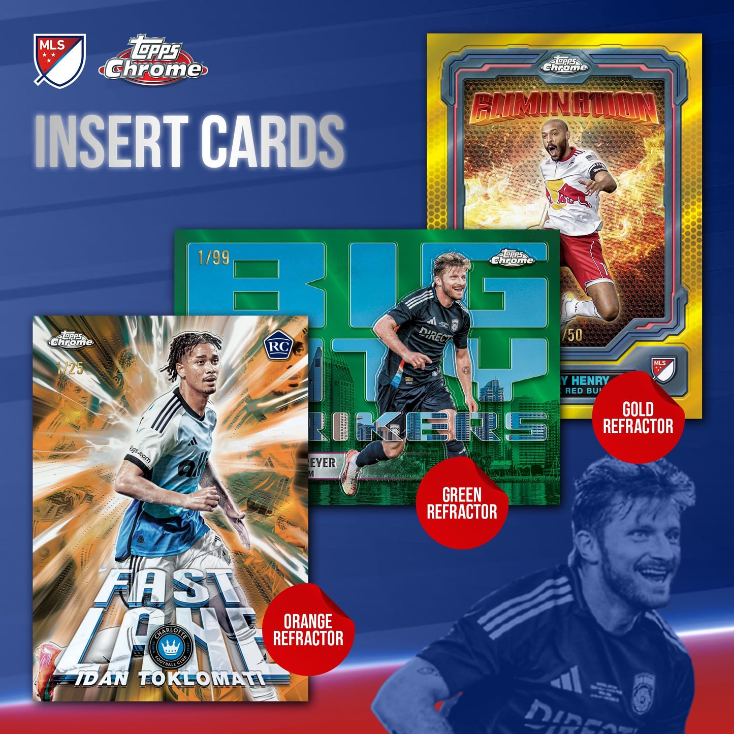 Topps Chrome MLS 2025 - Factory Sealed - Value Box