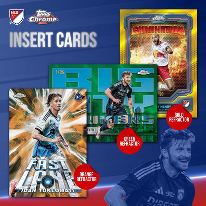 Topps Chrome MLS 2025 - Factory Sealed - Value Box
