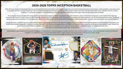 2025/26 Topps Inception Basketball Hobby Box