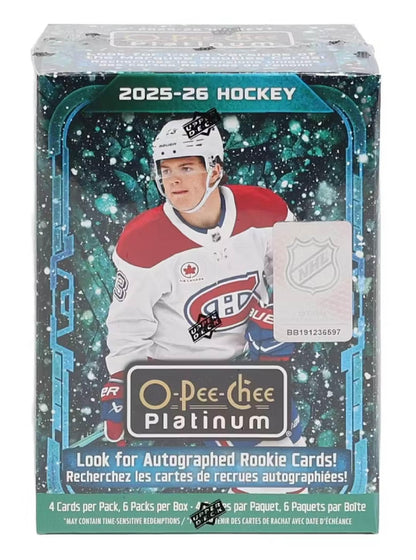 2025/26 Upper Deck O-Pee-Chee Platinum Hockey Cards Blaster Box