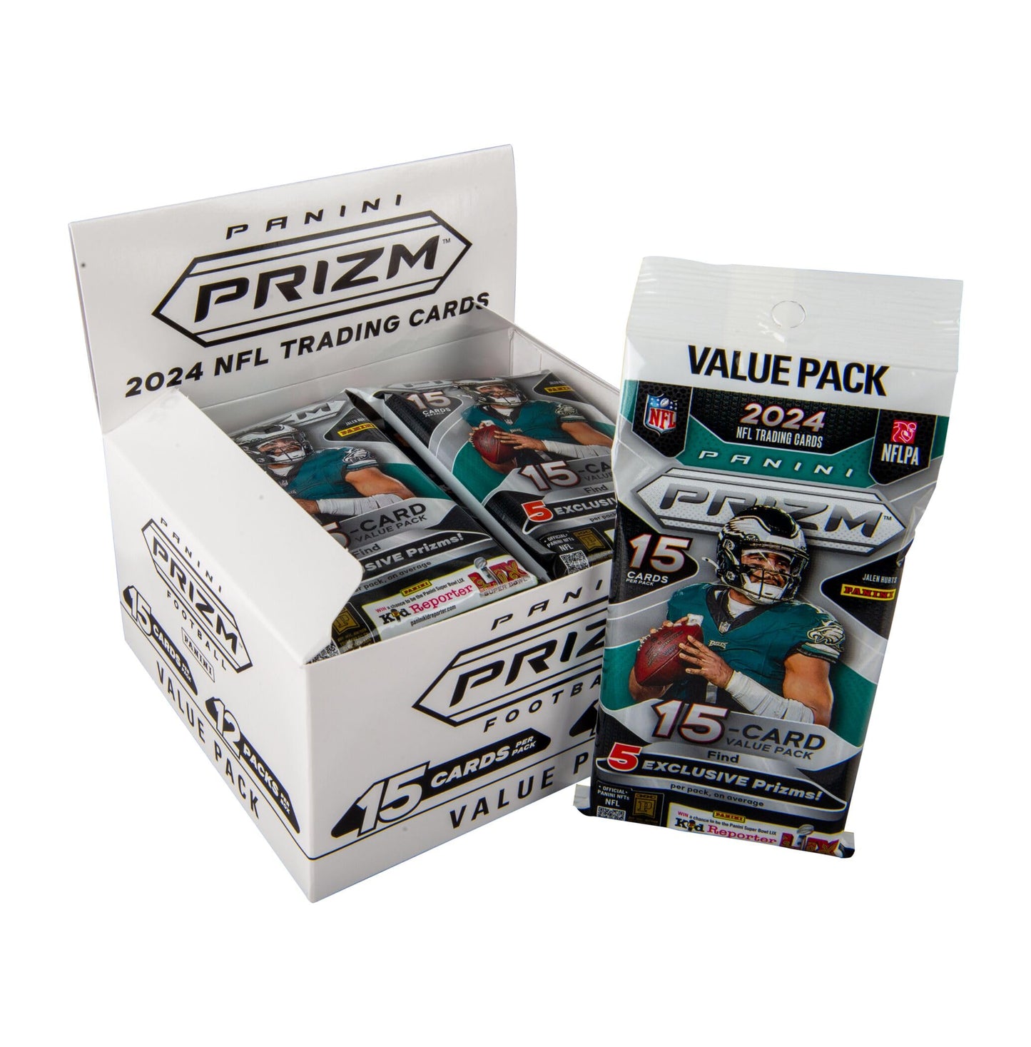 2024 Panini PRIZM Football Trading Cards NFL Fat Pack Box