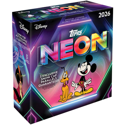 2026 Topps Disney Neon - Factory Sealed - Mega Box