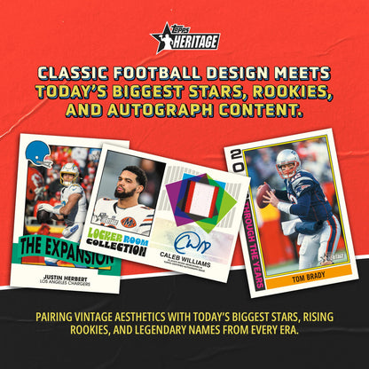 2026 Topps Heritage Football - Factory Sealed - Value Box