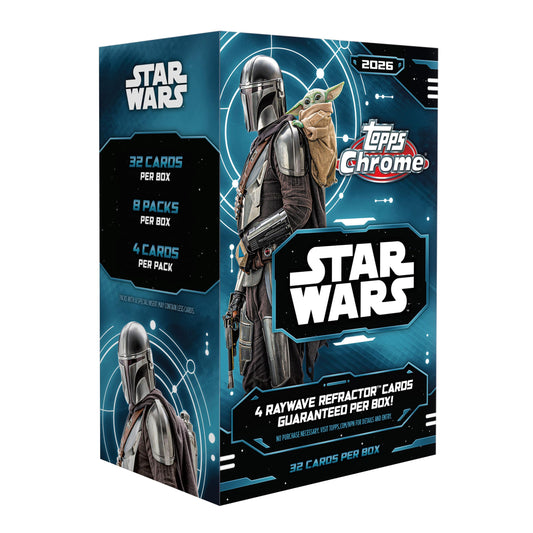 2026 Topps Chrome Star Wars - Factory Sealed - Value Box