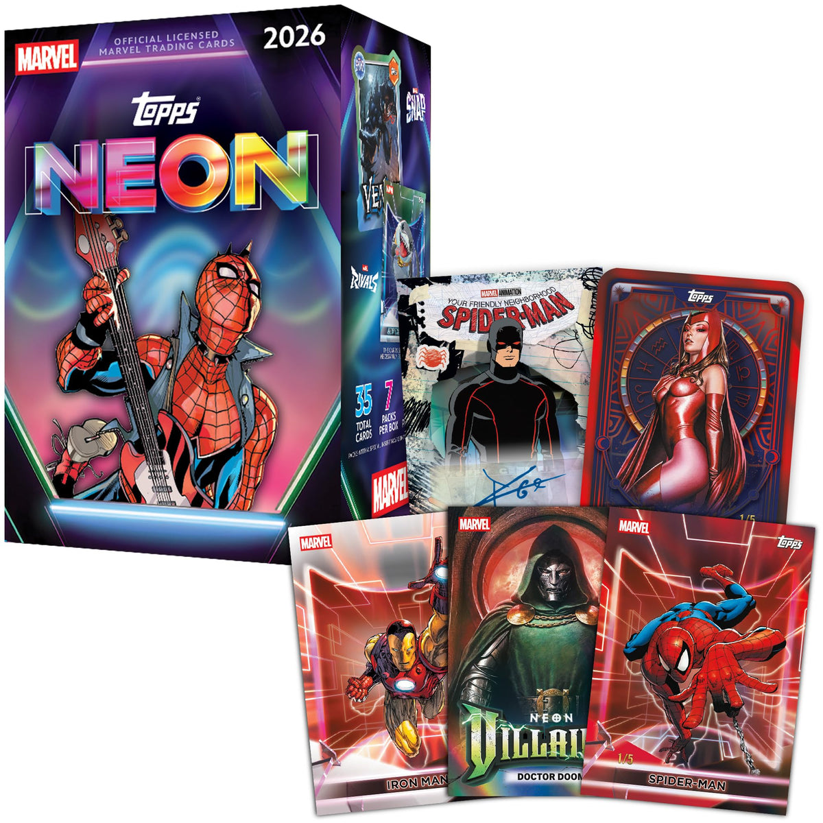 2026 Topps Neon Marvel – Factory Sealed – Value Box