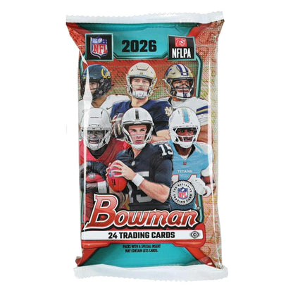 2026 Bowman Football Jumbo pack 24 cards