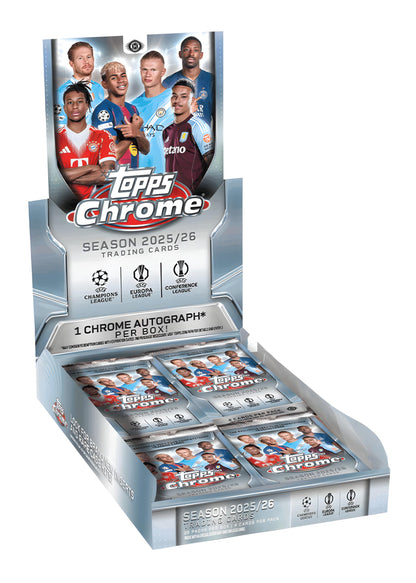 2025-26 Topps Chrome UEFA HOBBY BOX